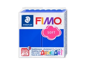 arcilla polimérica fimo soft azul brillante 57g