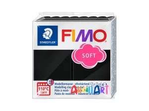 arcilla polimérica fimo soft negro 57g