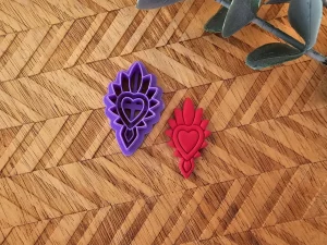 Cortador Corazón Llama