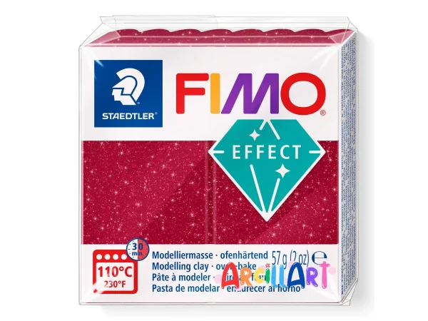 Fimo Effect Galaxy Rojo