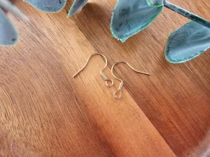 Gancho dorado acero inox 10 uds