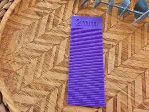 Herramientas para modelar arcilla 2 Guía de corte para murrinas