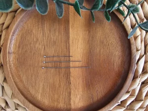 Pendiente alfiler cabeza redonda acero inox