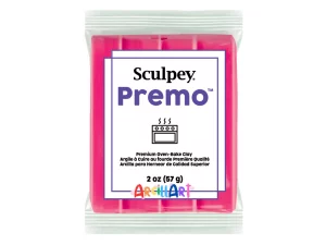 Sculpey Premo Rosa Fluorescente