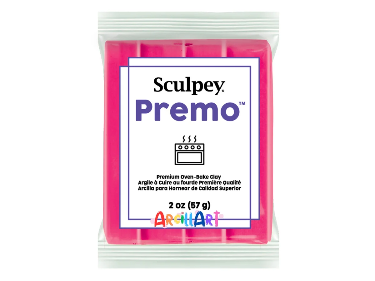 Sculpey Premo Rosa Fluorescente 1 Sculpey Premo Rosa Fluorescente