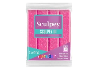 Sculpey lll Rosa Glitter