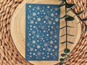 Silk Screen Copos de Nieve