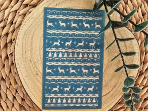 Silk Screen Navidad Nórdica