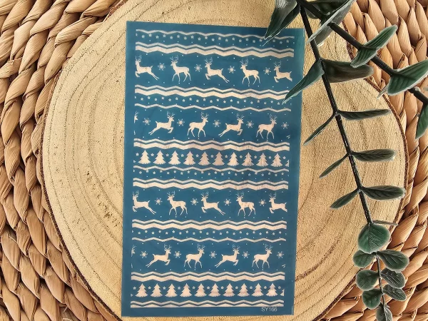 Silk Screen Navidad Nórdica