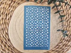 Silk Screen mini flores