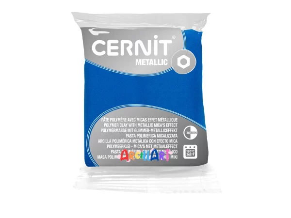 cernit metallic azul