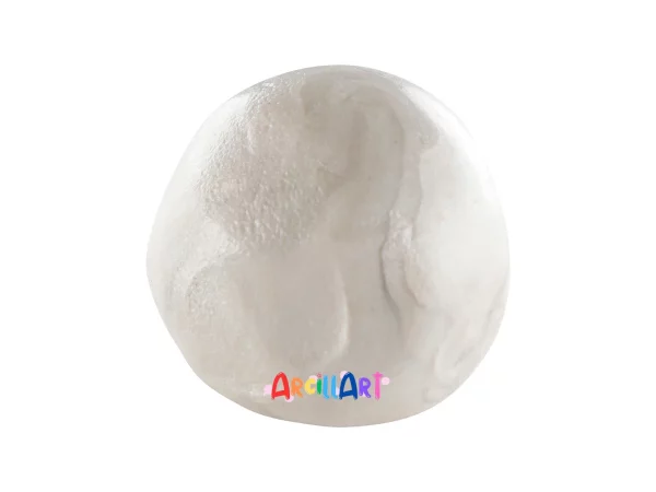 arcilla polimérica cernit metallic blanco perlado
