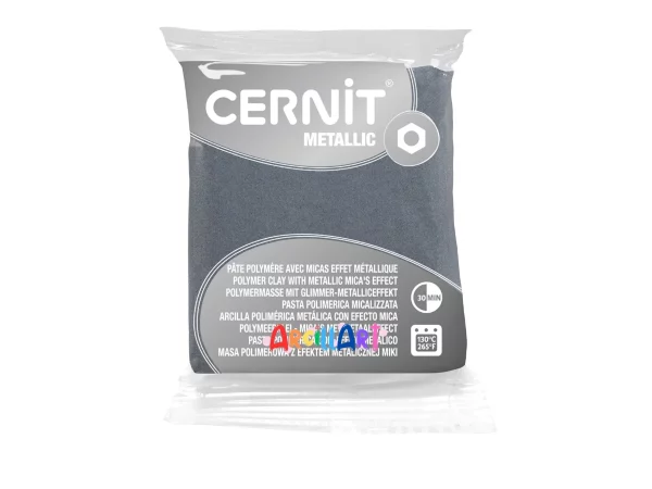 arcilla polimérica cernit metallic plata