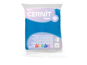 arcilla polimérica cernit pearl azul