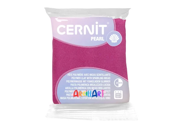 arcilla polimérica cernit pearl magenta
