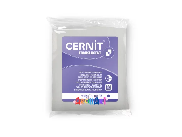 arcilla polimérica cernit translucido 250gr