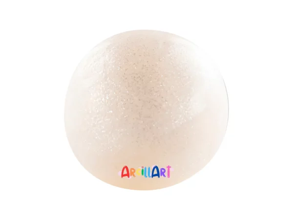 arcilla polimérica cernit translucido blanco glitter