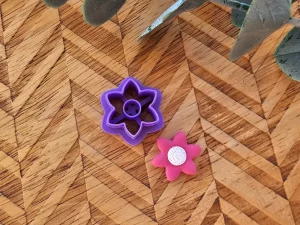 cortador flor pétalo fino