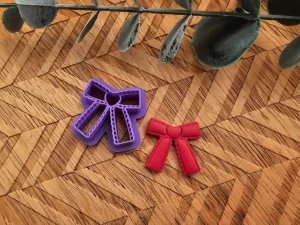 cortador lazo corazón vintage