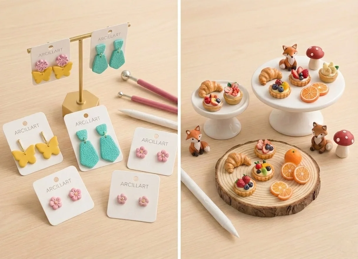 Guía para iniciarte en la arcilla polimérica 4 creaciones con arcilla polimérica