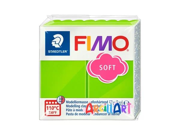 fimo soft verde manzana