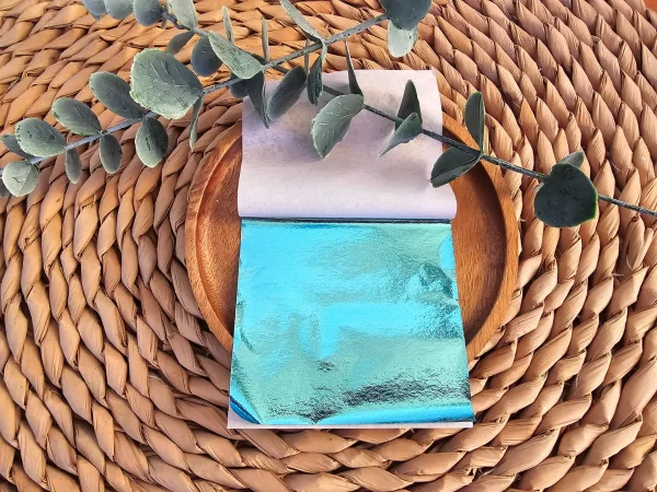 Pan de oro Azul Claro