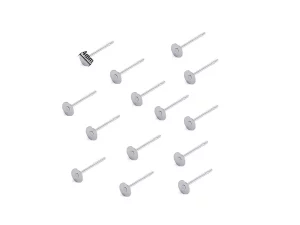 pernos pendientes acero inox 20 uds