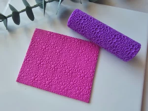 rodillo textura margaritas