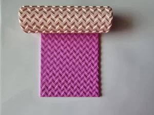 rodillo textura zigzag