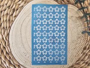 silk screen flor sakura