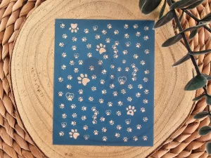 silk screen huellitas