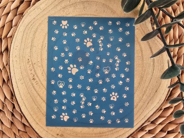 silk screen huellitas