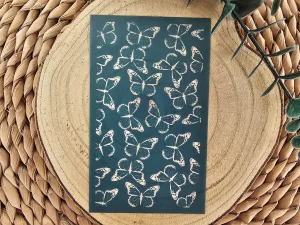 silk screen mariposas